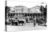 Outside the Gare De L'Est, German-Occupied Paris, September 1940-null-Stretched Canvas