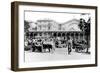 Outside the Gare De L'Est, German-Occupied Paris, September 1940-null-Framed Giclee Print