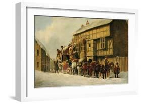 Outside the George Inn, 1879-J.C. Maggs-Framed Giclee Print