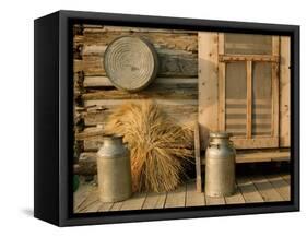 Outside the Kitchen, Ronald V. Jensen Historical Farm, Cache Valley, Utah, USA-Scott T. Smith-Framed Stretched Canvas