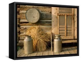 Outside the Kitchen, Ronald V. Jensen Historical Farm, Cache Valley, Utah, USA-Scott T. Smith-Framed Stretched Canvas