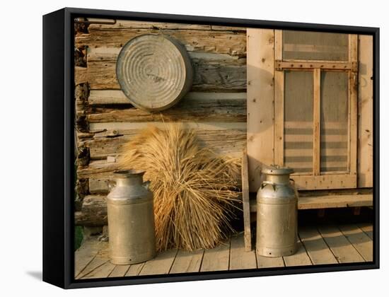 Outside the Kitchen, Ronald V. Jensen Historical Farm, Cache Valley, Utah, USA-Scott T. Smith-Framed Stretched Canvas