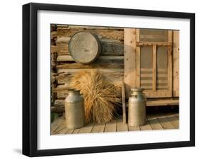 Outside the Kitchen, Ronald V. Jensen Historical Farm, Cache Valley, Utah, USA-Scott T. Smith-Framed Photographic Print