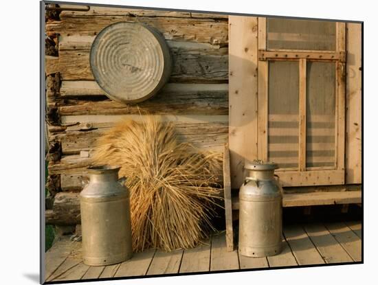 Outside the Kitchen, Ronald V. Jensen Historical Farm, Cache Valley, Utah, USA-Scott T. Smith-Mounted Photographic Print