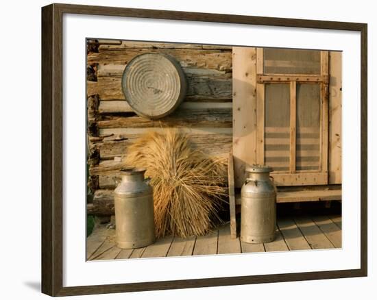 Outside the Kitchen, Ronald V. Jensen Historical Farm, Cache Valley, Utah, USA-Scott T. Smith-Framed Photographic Print