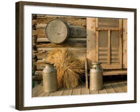 Outside the Kitchen, Ronald V. Jensen Historical Farm, Cache Valley, Utah, USA-Scott T. Smith-Framed Photographic Print