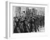 Outside the National Rent Office after the Arrest of O'Brien and Dillon, Loughrea, Ireland, 1887-null-Framed Giclee Print