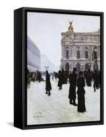 Outside the Opera, Paris, 1879-Jean Béraud-Framed Stretched Canvas