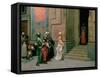 Outside the Palace-Ludwig Deutsch-Framed Stretched Canvas