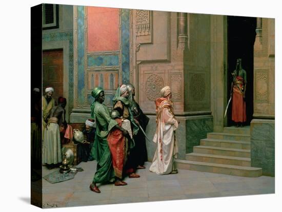 Outside the Palace-Ludwig Deutsch-Stretched Canvas