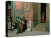 Outside the Palace-Ludwig Deutsch-Stretched Canvas