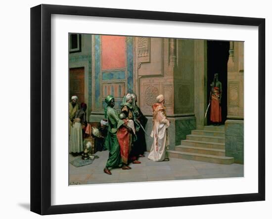 Outside the Palace-Ludwig Deutsch-Framed Giclee Print