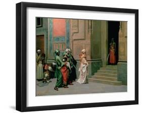 Outside the Palace-Ludwig Deutsch-Framed Giclee Print