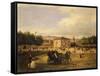 Outside the Porta Nuova-Domenico Morelli-Framed Stretched Canvas