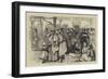 Outside the Poste Restante at St Denis, Letters from Paris-null-Framed Giclee Print