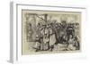 Outside the Poste Restante at St Denis, Letters from Paris-null-Framed Giclee Print