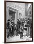 Outside the Soup Kitchen-LC Henley-Framed Art Print