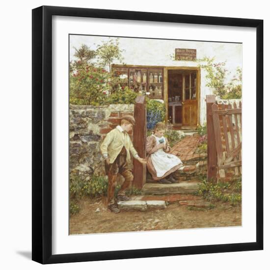 Outside the Sweet Shop-James Charles-Framed Giclee Print