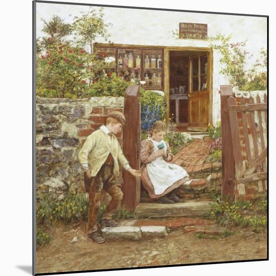 Outside the Sweet Shop-James Charles-Mounted Giclee Print