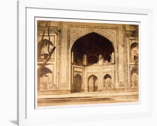 Outside the Taj Mahal, 1858-John Murray-Framed Giclee Print