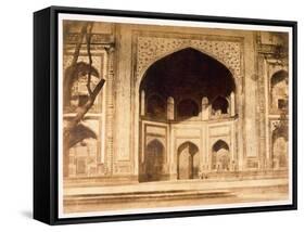 Outside the Taj Mahal, 1858-John Murray-Framed Stretched Canvas