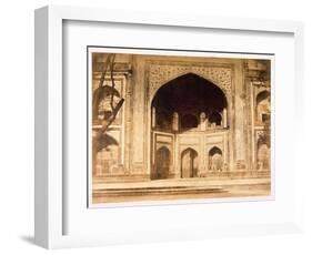 Outside the Taj Mahal, 1858-John Murray-Framed Giclee Print