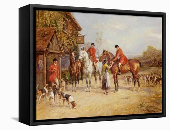 Outside the Three Crowns-Heywood Hardy-Framed Stretched Canvas