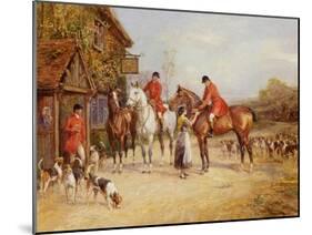 Outside the Three Crowns-Heywood Hardy-Mounted Giclee Print