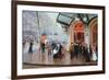 Outside the Vaudeville Theatre, Paris-Jean Béraud-Framed Giclee Print