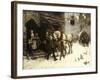 Outside the Village Inn-Harry Jochmus-Framed Giclee Print