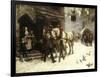 Outside the Village Inn-Harry Jochmus-Framed Giclee Print