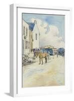 Outside the Wine Shop-Robert Polhill Bevan-Framed Giclee Print