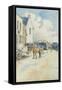 Outside the Wine Shop-Robert Polhill Bevan-Framed Stretched Canvas