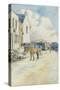 Outside the Wine Shop-Robert Polhill Bevan-Stretched Canvas