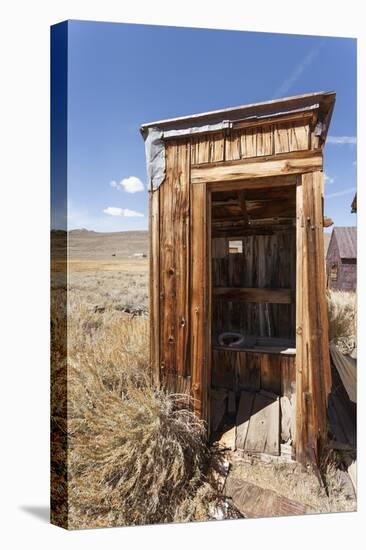 Outside Toilet, Bodie State Historic Park, Bridgeport, California, Usa-Jean Brooks-Stretched Canvas