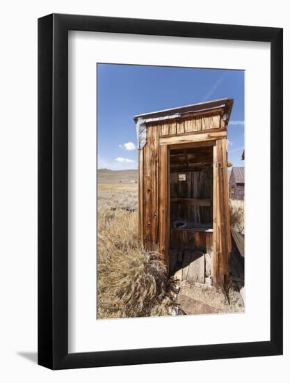 Outside Toilet, Bodie State Historic Park, Bridgeport, California, Usa-Jean Brooks-Framed Photographic Print