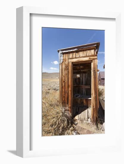 Outside Toilet, Bodie State Historic Park, Bridgeport, California, Usa-Jean Brooks-Framed Photographic Print