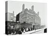 Outside Vere Street Board School, Westminster, London, 1904-null-Stretched Canvas