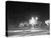 Outside View of Popular Roadhouse During Kansas Prohibition-null-Stretched Canvas