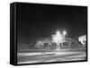 Outside View of Popular Roadhouse During Kansas Prohibition-null-Framed Stretched Canvas