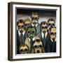 Outsider the Meeting-Leah Saulnier-Framed Giclee Print