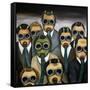 Outsider the Meeting-Leah Saulnier-Framed Stretched Canvas