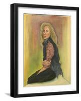 Outsider. Woman On A Ledge, 2014-Stevie Taylor-Framed Giclee Print