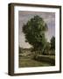 Outskirts of a Village Near Beauvais, circa 1850-Jean-Baptiste-Camille Corot-Framed Giclee Print