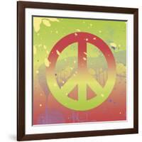 Outtasight Peace-Erin Clark-Framed Art Print