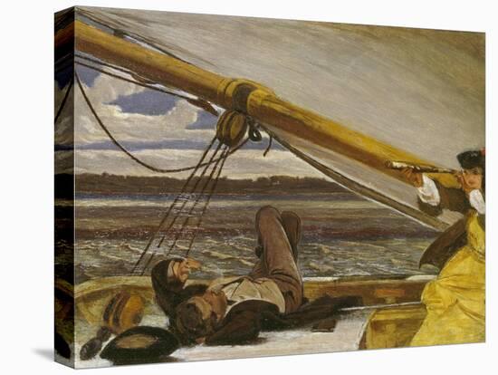 Outward Bound, 19th Century-Augustus Leopold Egg-Stretched Canvas