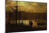 Outward Bound, a View of Whitby-John Atkinson Grimshaw-Mounted Giclee Print