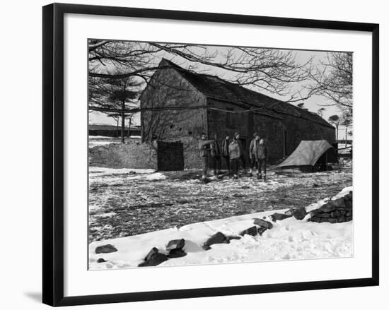 Outward Bound Course, Near Hope, Derbyshire, 1965-Michael Walters-Framed Photographic Print