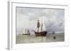 Outward Bound Whaler-William Bradford-Framed Giclee Print
