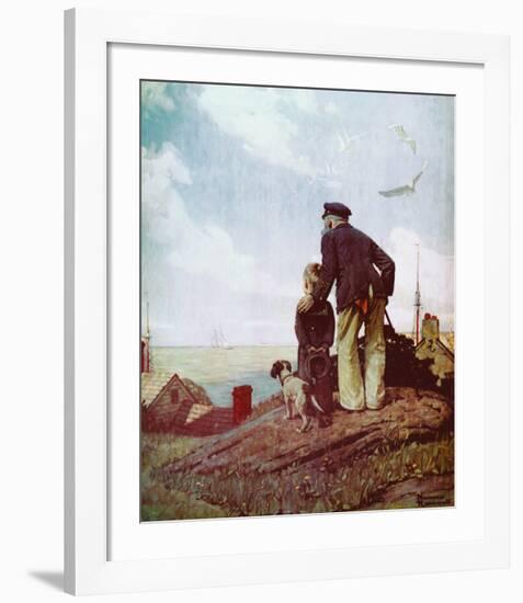 Outward Bound-Norman Rockwell-Framed Art Print